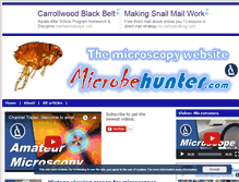 Tablet Screenshot of microbehunter.com